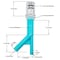 Thrifco Plumbing 5/8 Inch x 7/8 Inch Dishwasher Air Gap Body with Flanged / Skirted Chrome Cap 9401807 - alternate 2